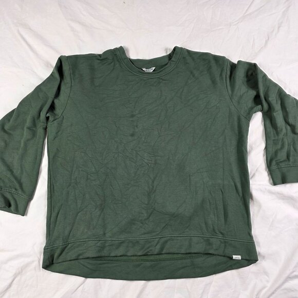 Orvis Womens XL Green Long Sleeve Crewneck Pullover Sweater Casual Relaxed Fit - Picture 1 of 9